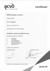 Kwaliteits Verantwoordelijk Persoon
