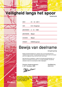 veilig werken langs het spoor